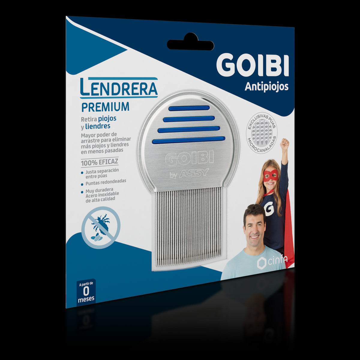 GOIBI Antipiojos Lendrera Premium-1