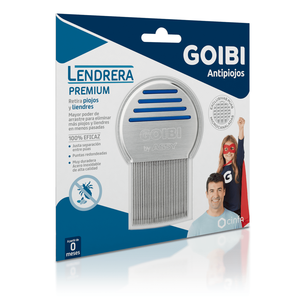 GOIBI Antipiojos Lendrera Premium-1