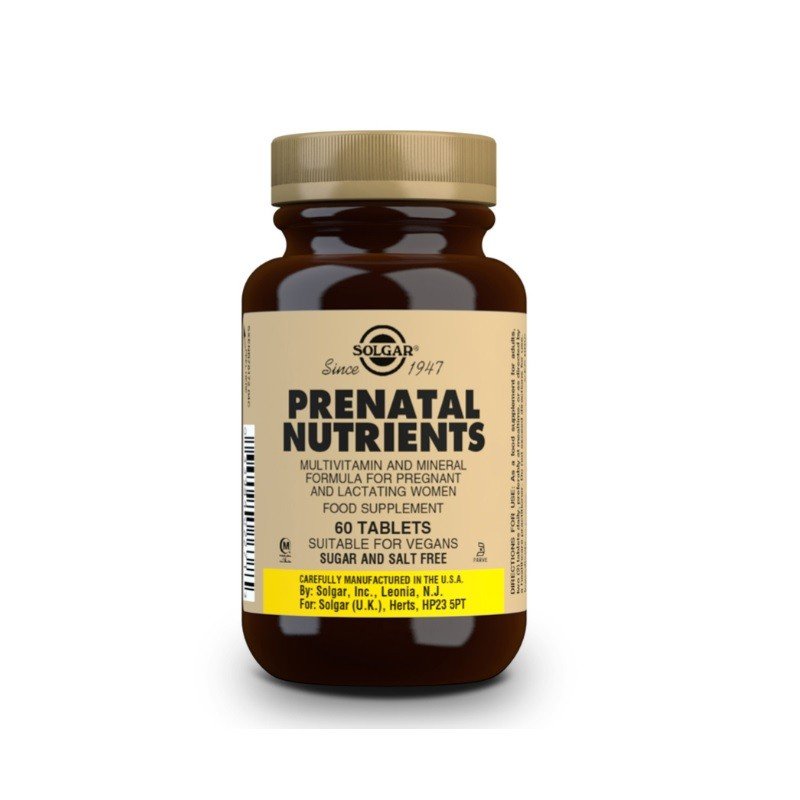SOLGAR Nutrientes Prenatales 60 Comprimidos-2