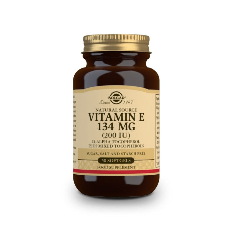 SOLGAR Vitamina E 200 UI (134mg) 50 cápsulas blandas-1
