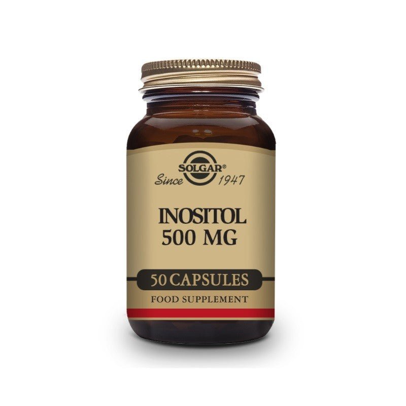 SOLGAR Inositol 500mg (50 Cápsulas Vegetales)-3