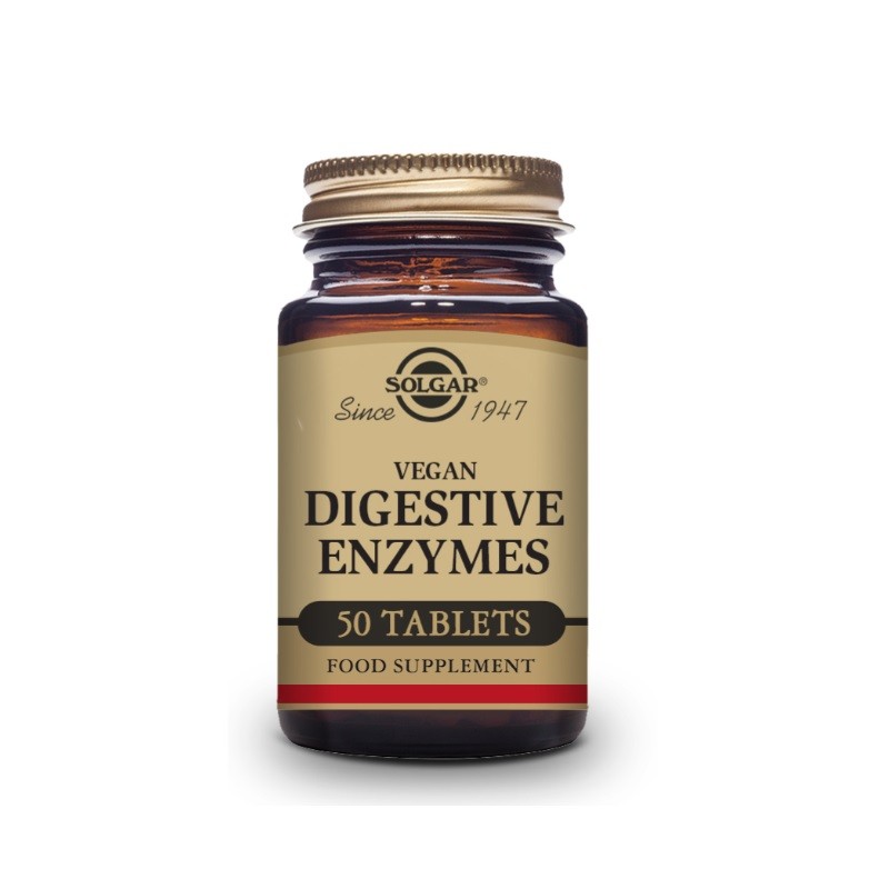 SOLGAR Enzimas Digestivas 50 Comprimidos Masticables-3
