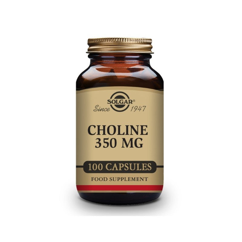 SOLGAR Colina 350mg (100 Cápsulas Vegetales)-3
