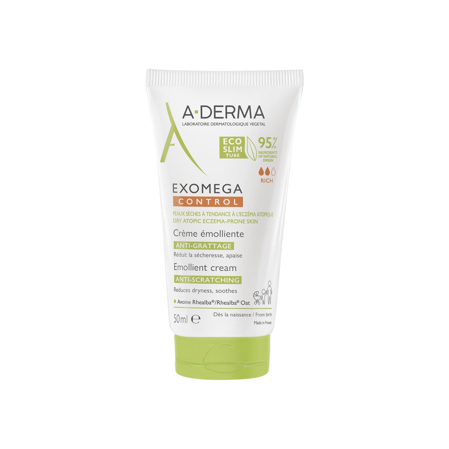 A-DERMA Exomega Control Crema Emoliente 50 ml-1