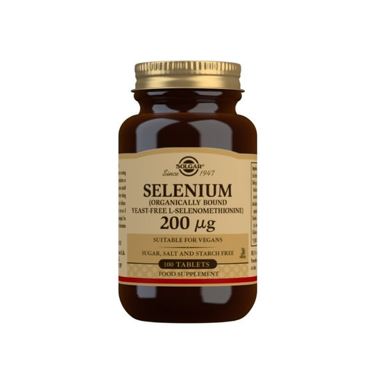 SOLGAR Selenio 200mcg (sin levadura) 100 comprimidos-1