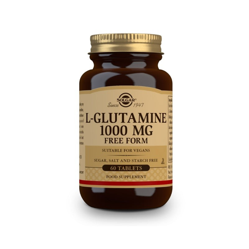 SOLGAR L-Glutamina 1000mg (60 Comprimidos)-1