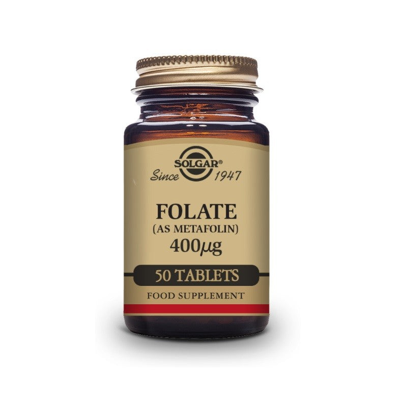 SOLGAR Folato (como Metafolin) 400mcg 50 comprimidos-3