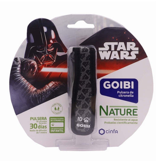 GOIBI Pulsera de Citronela Nature Star Wars Negra Darth Vader-1