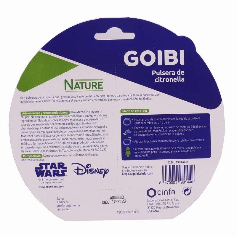 GOIBI Pulsera de Citronela Nature Star Wars Stormtrooper-2