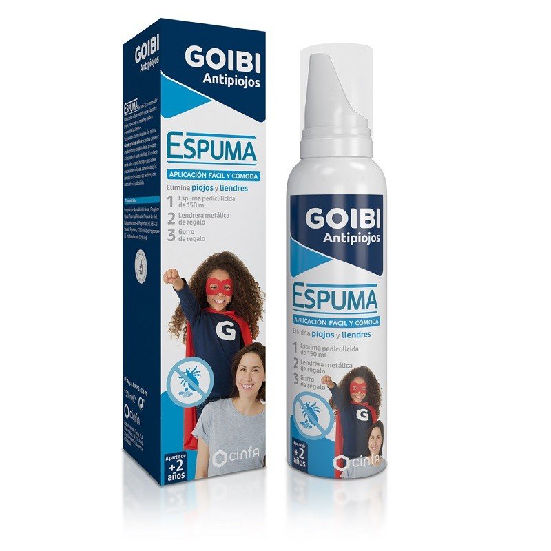 GOIBI Espuma Elimina Piojos y Liendres 150ml-1