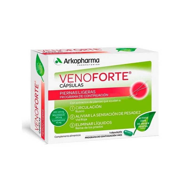 ARKOPHARMA Venoforte Piernas Ligeras 30 cápsulas-1