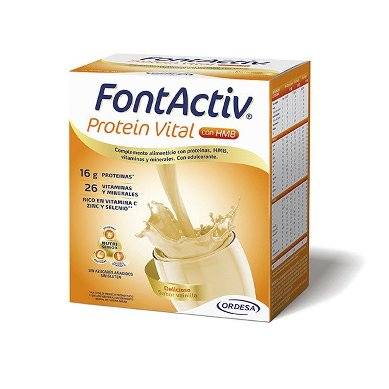 FontActiv Protein Vital Vainilla 14 sobres-1