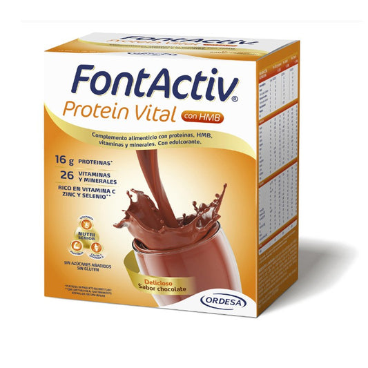 FontActive Protein Vital Chocolate 14 sobres-1