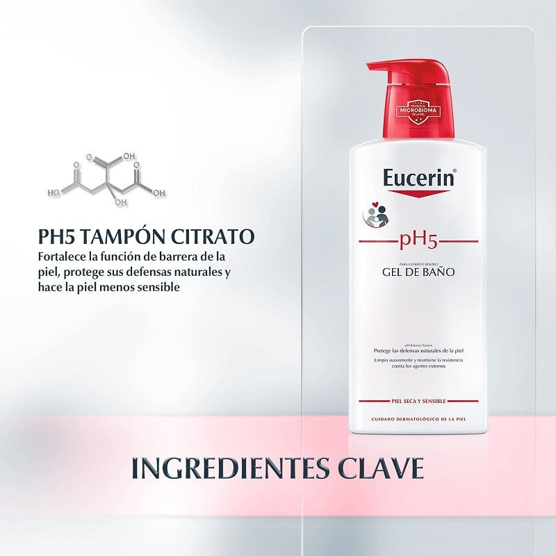 EUCERIN pH5 Gel de Baño Piel Seca y Sensible 400ml-3
