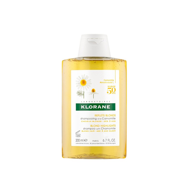 KLORANE Champú Camomila Reflejos Dorados 200ml-1