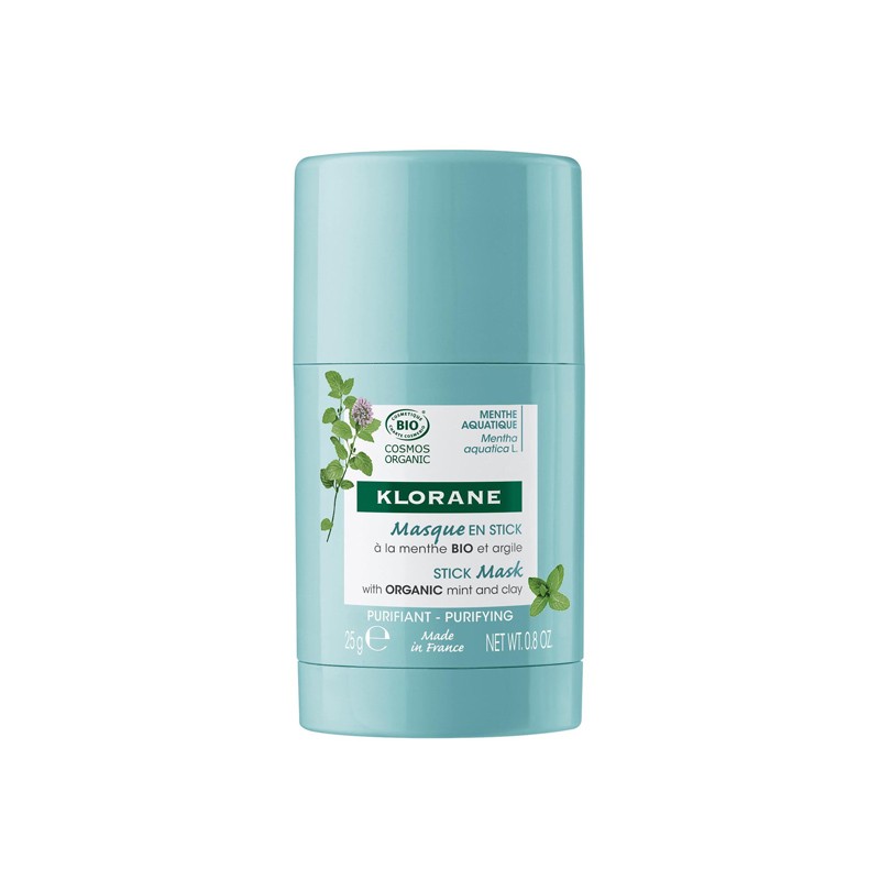 KLORANE Mascarilla en Stick a la Menta Bio 25 gr-1