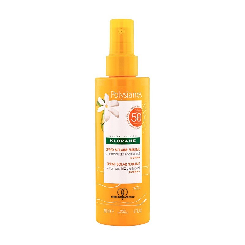 KLORANE POLYSIANES Spray Solar Sublime SPF50 Rostro 200ml-1