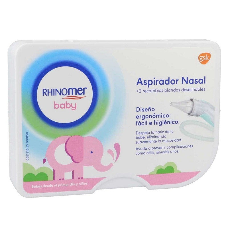 RHINOMER BABY NARHINEL Confort Aspirador Nasal + 2 Recambios-1