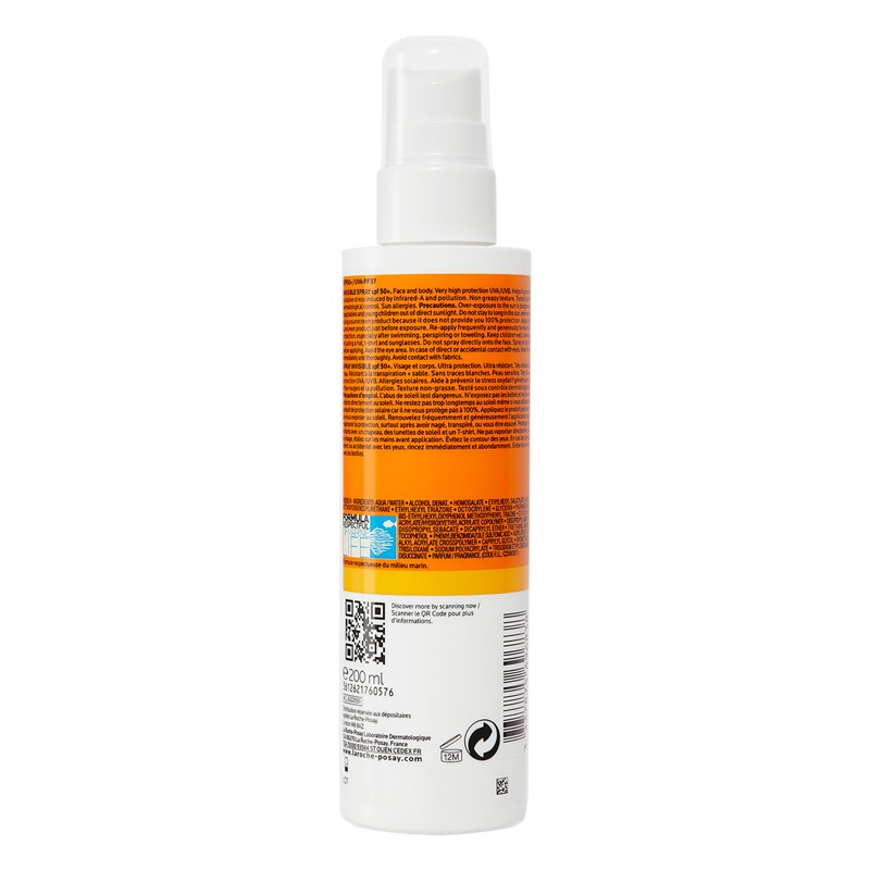 ANTHELIOS XL Shaka Fluido Invisible Spray Ultra Ligero SPF50+ (200ml) LA ROCHE POSAY-3