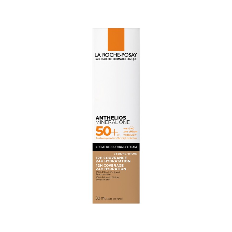 ANTHELIOS Mineral One SPF50+ Crema Facial con Color Tono 4 Brown 30ml-4