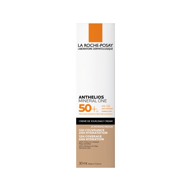 ANTHELIOS Mineral One SPF50+ Crema Facial con Color Tono 2 Medio 30ml-4