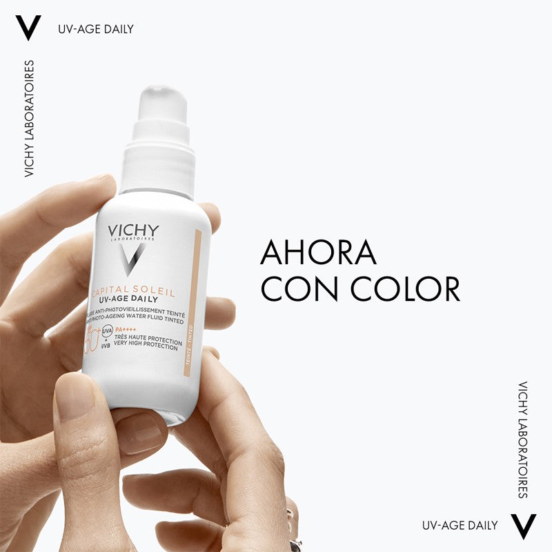 VICHY Capital Soleil UV-AGE Daily con Color SPF50+ Water Fluid 40ml-3