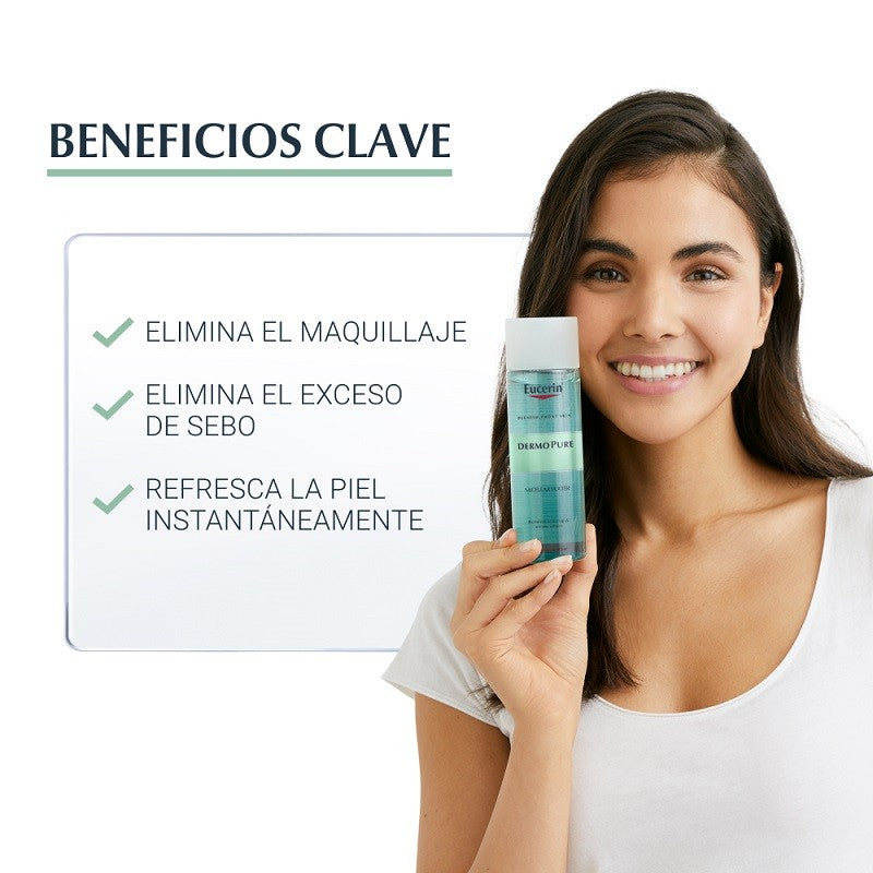 EUCERIN Dermopure Oil Control Agua Micelar-2