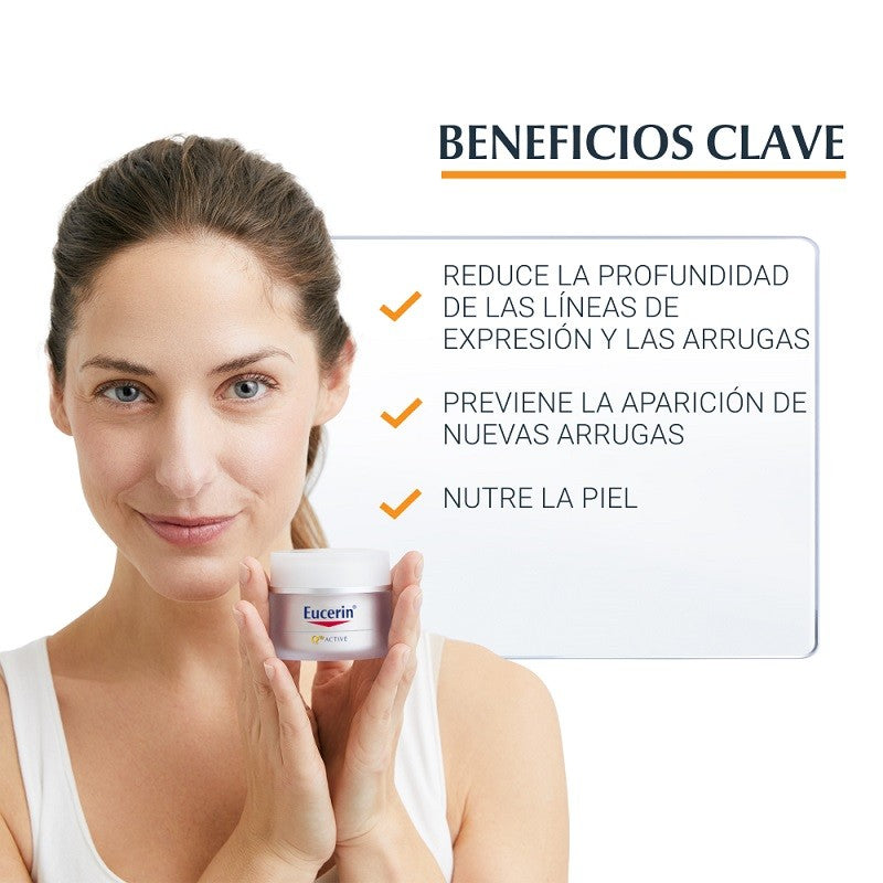EUCERIN Q10 Active Antiarrugas Crema de Día Piel Seca 50ml-4