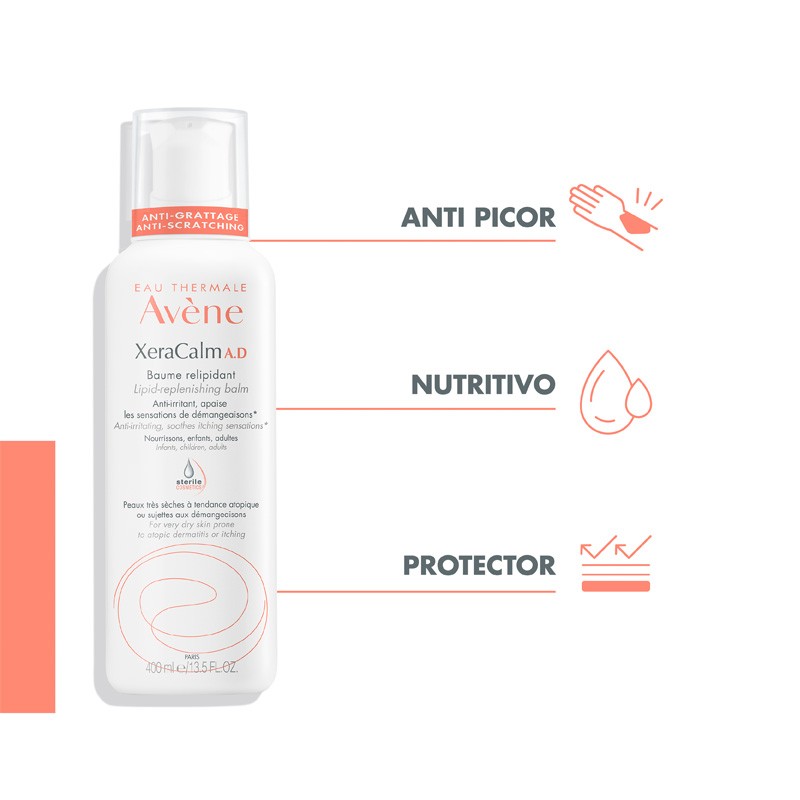 AVENE Xeracalm A.D Bálsamo Relipidizante 400ml-2