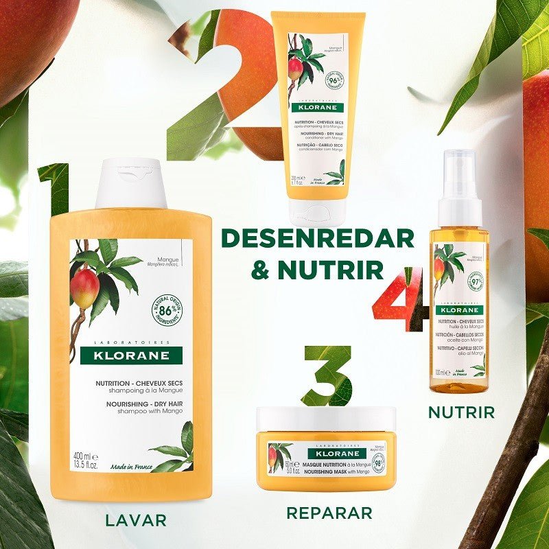 KLORANE Bálsamo Acondicionador de Mango Cabellos Secos 200ml-5
