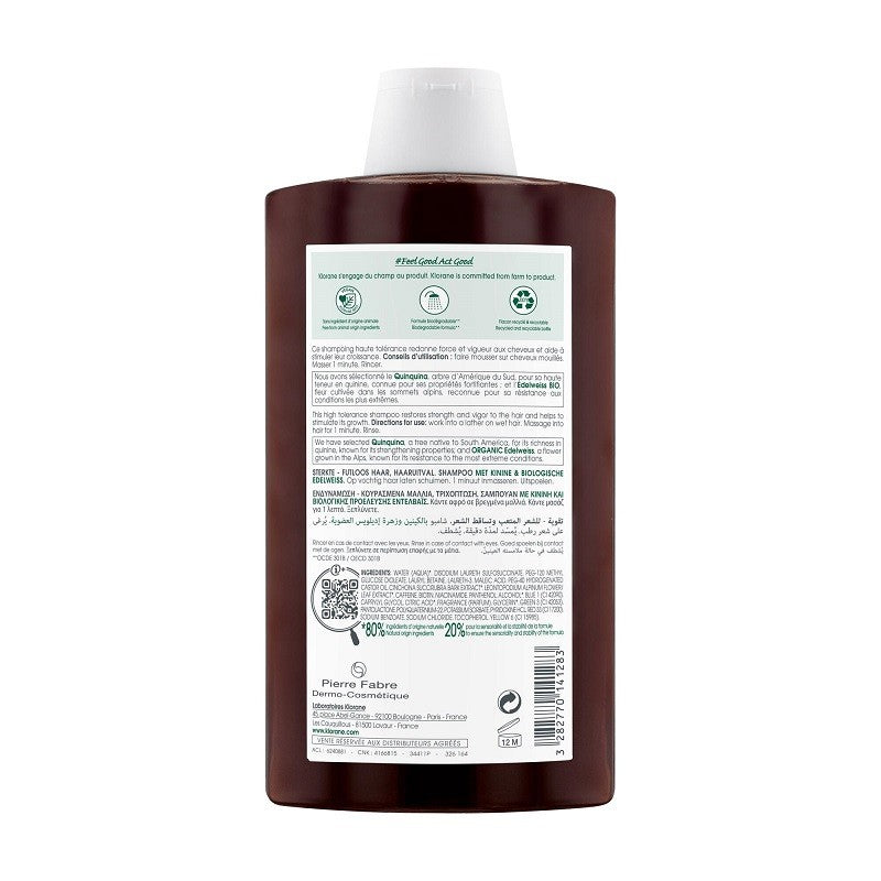 KLORANE Champú a la Quinina 400ml-2