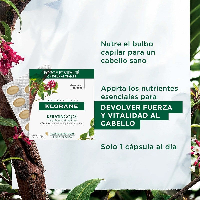 KLORANE Keratincaps Cabello 30 Cápsulas-3