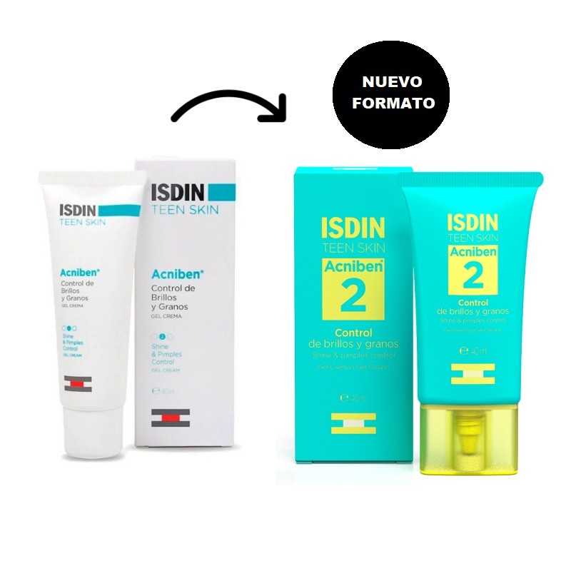 ISDIN ACNIBEN Gel Crema Control de Brillos y Granos 40ml-1