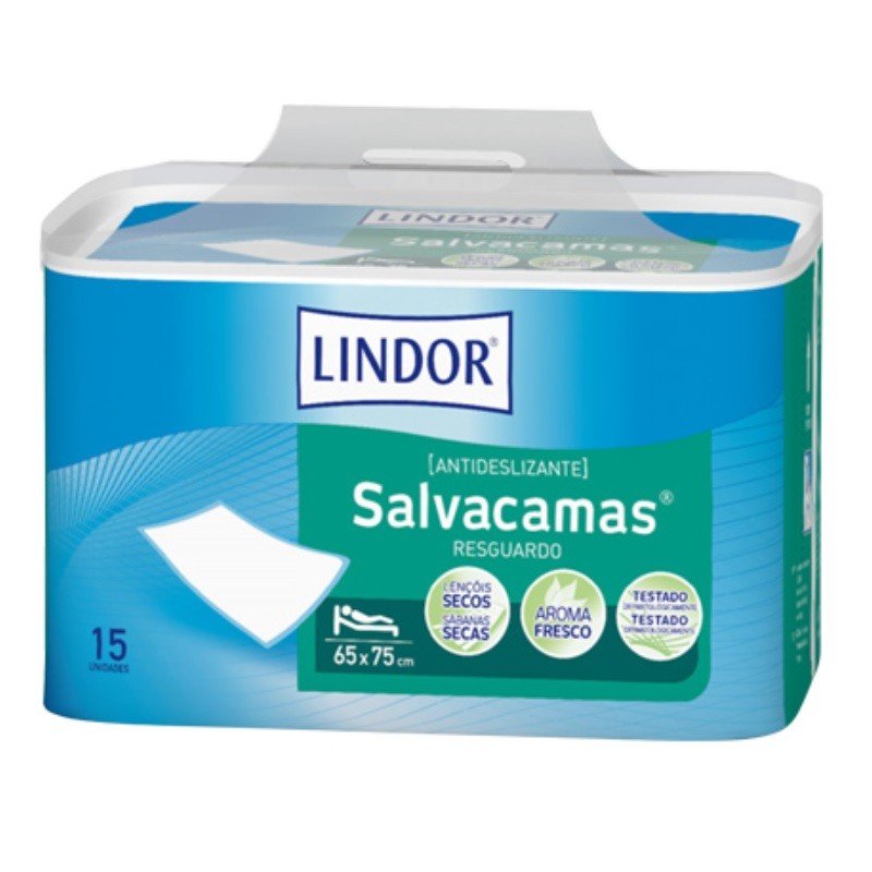 LINDOR Salvacamas Empapadores 65x75 cm 15 Unidades-1
