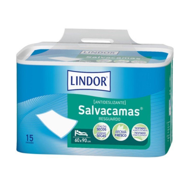 LINDOR Salvacamas Empapadores 60x90cm 15 Unidades-1