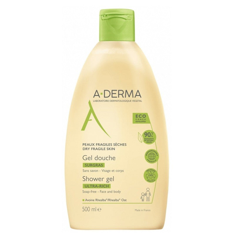 A-DERMA Gel de Ducha Surgras 500ml-2
