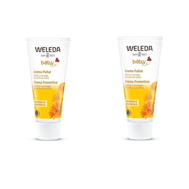 WELEDA Duplo Crema Pañal de Caléndula Bebé 2x75ml-3