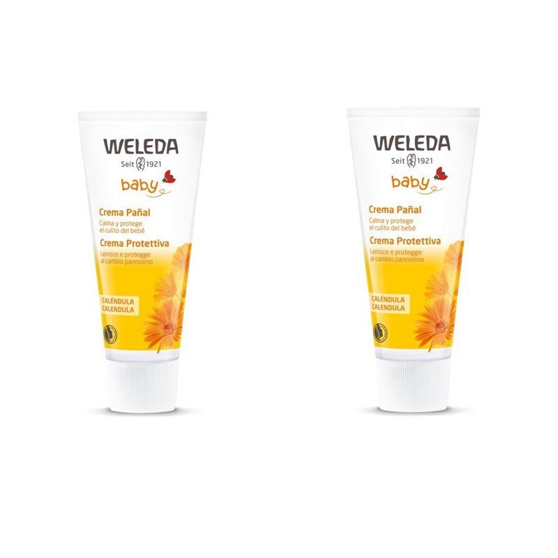WELEDA Duplo Crema Pañal de Caléndula Bebé 2x75ml-3