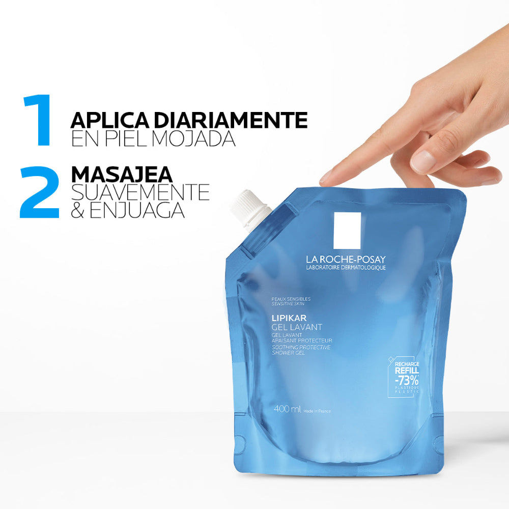 Lipikar - La Roche Posay Gel Lavante Eco-Rellenable 400ml
