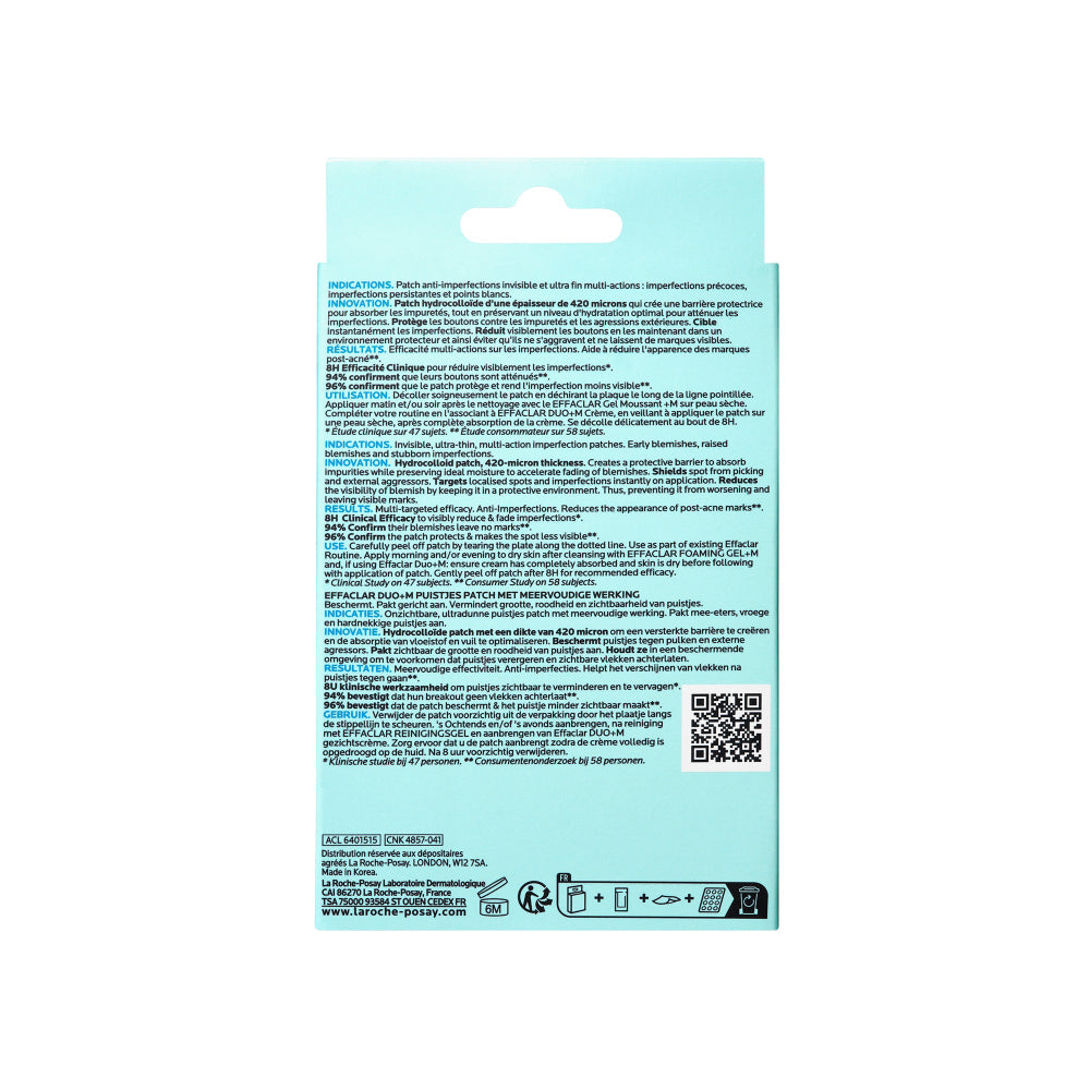 Effaclar - La Roche Posay Parches Invisibles Anti-Imperfecciones 22 ud
