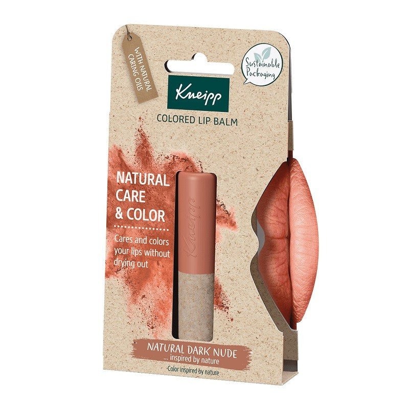KNEIPP Bálsamo Labial Colored Lip Care Natural Dark Nude-1