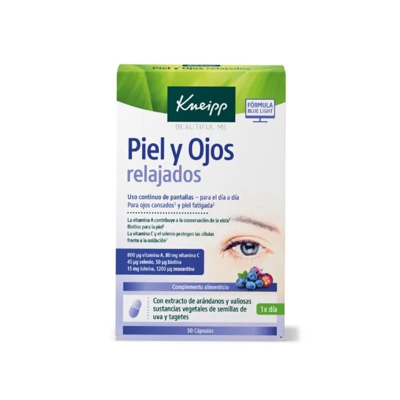 KNEIPP Piel y Ojos Relajados 30 Cápsulas-1