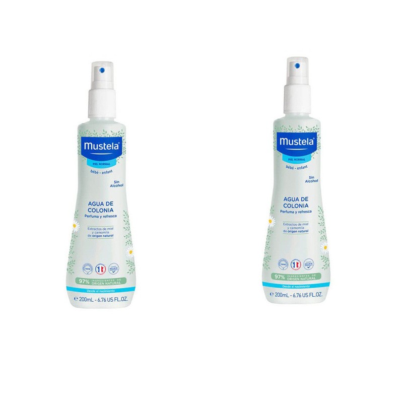 MUSTELA PACK Agua de Colonia Sin Alcohol 2x200ml-1