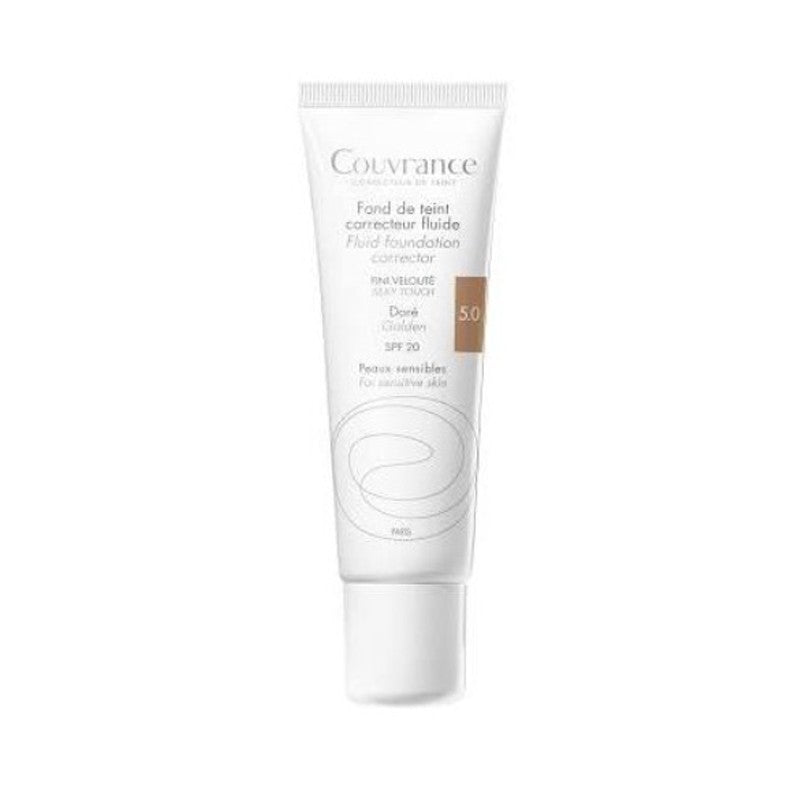 Avène Couvrance Maquillaje Fluido cobertura Dorado Nº5 SPF20-1