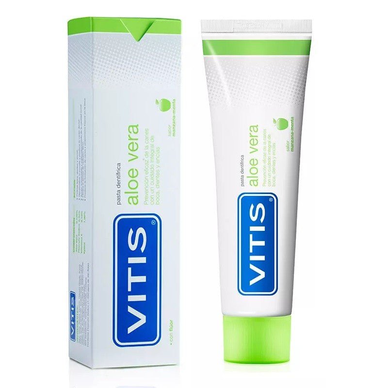 VITIS Pasta de Dientes Manzana Menta Aloe Vera 100ml-1