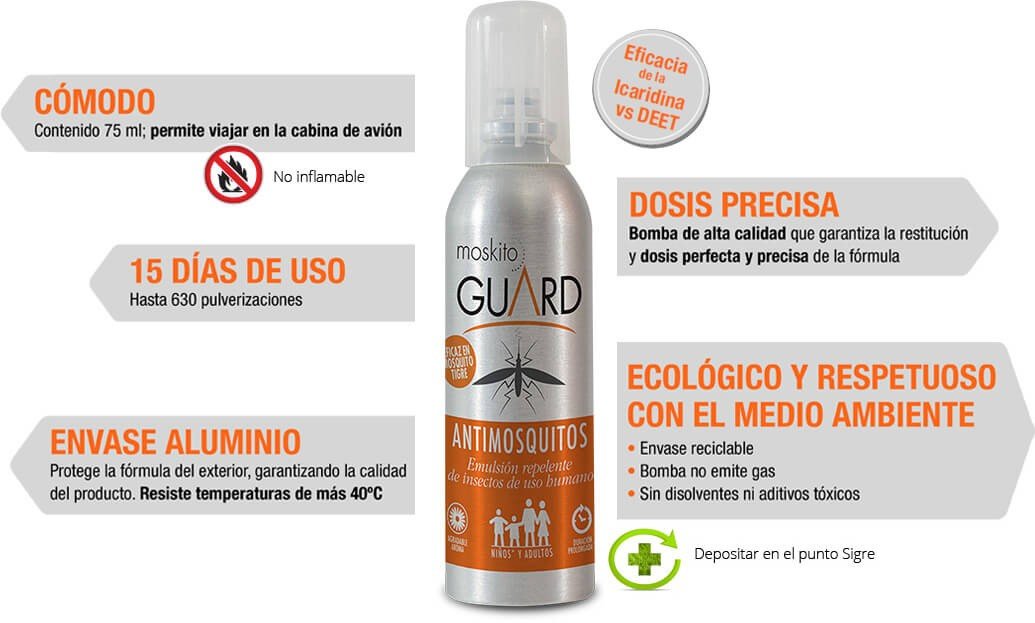 MOSKITO GUARD Spray Antimosquitos 75ml-2