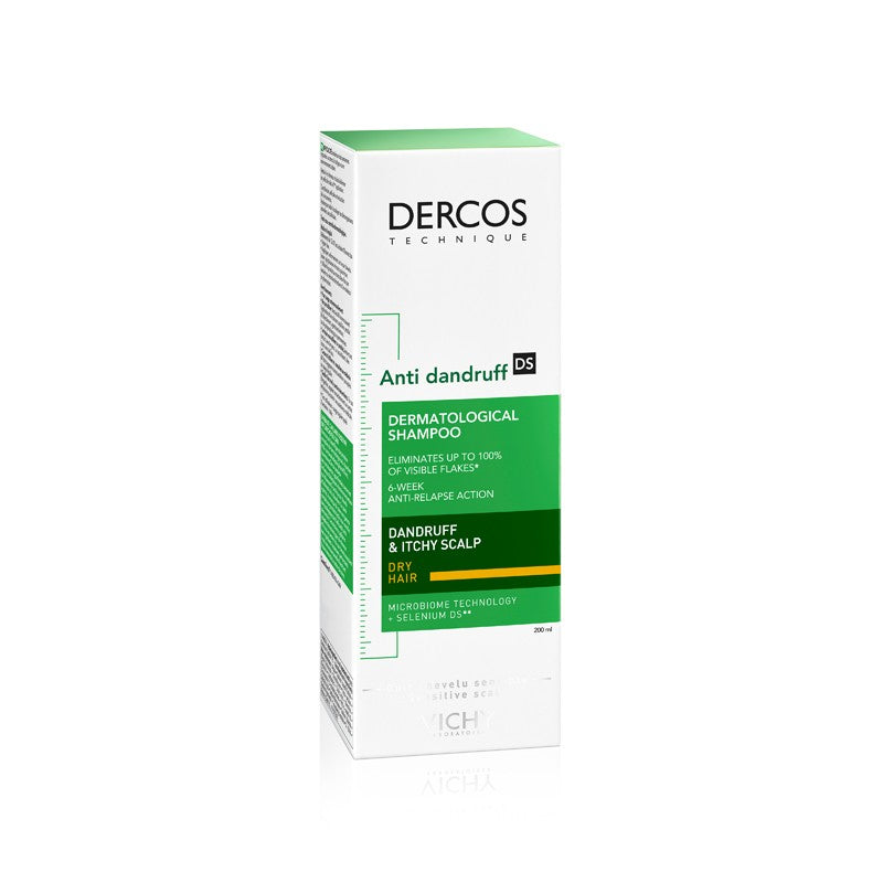VICHY Dercos Champú Anticaspa Cabello Seco 200ml-3