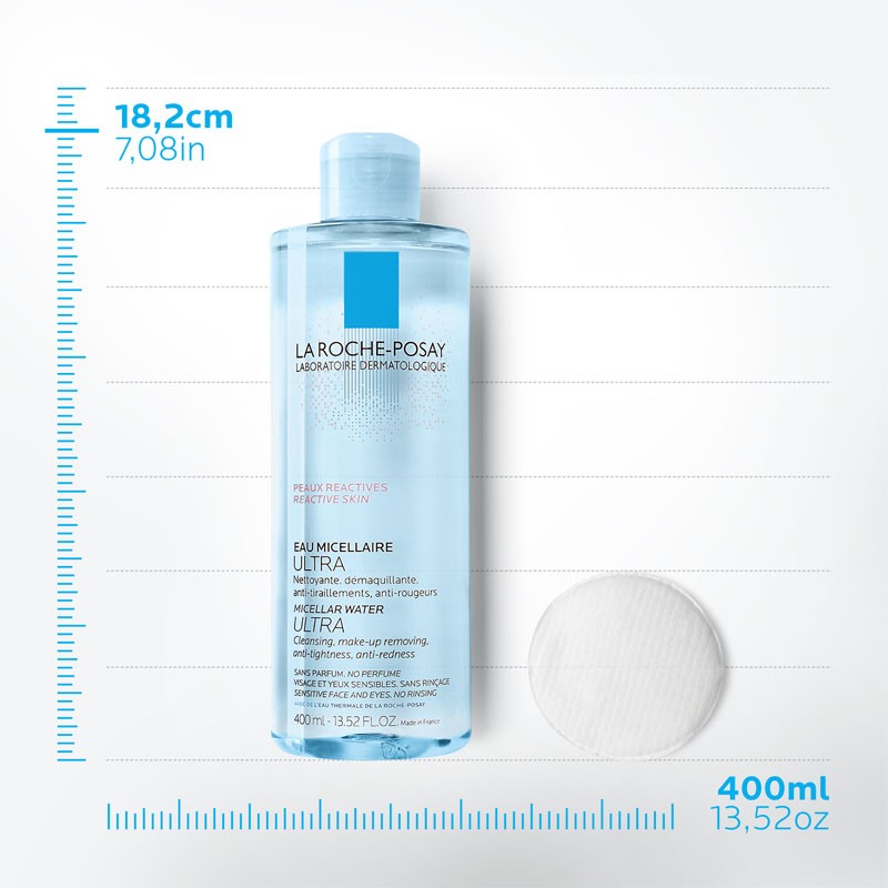 LA ROCHE POSAY Agua Micelar Ultra Piel Reactiva 400ml-4