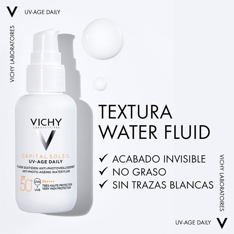 VICHY Capital Soleil UV-AGE Daily SPF50+ Water Fluid 40ml-4