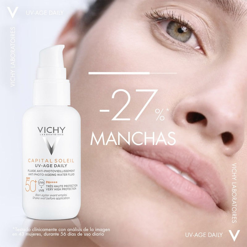 VICHY Capital Soleil UV-AGE Daily SPF50+ Water Fluid 40ml-8